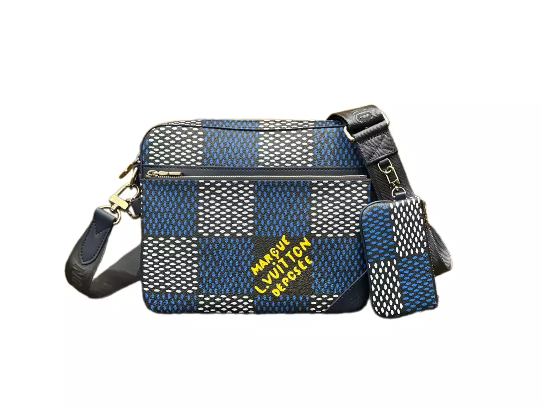 LV Monogram Eclipse Blue and Black