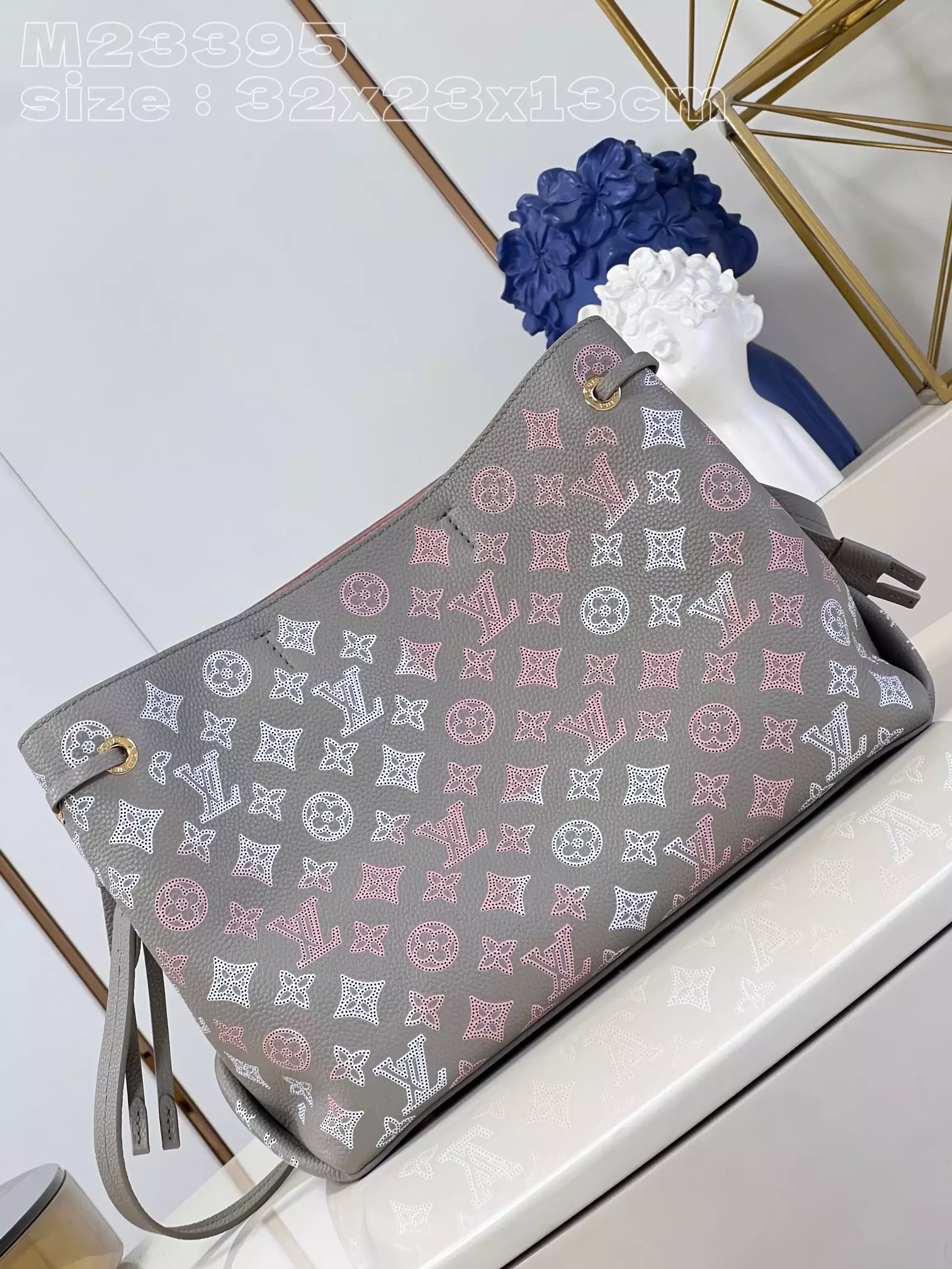 Bella Tote Gray Mahina Calfskin