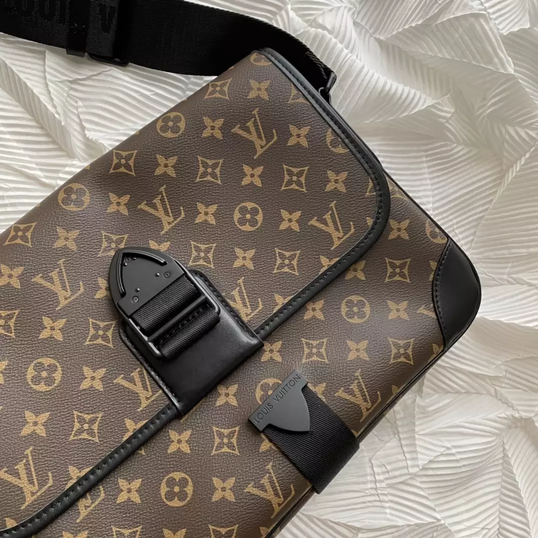 Archy Messenger MM Monogram Macassar Brown