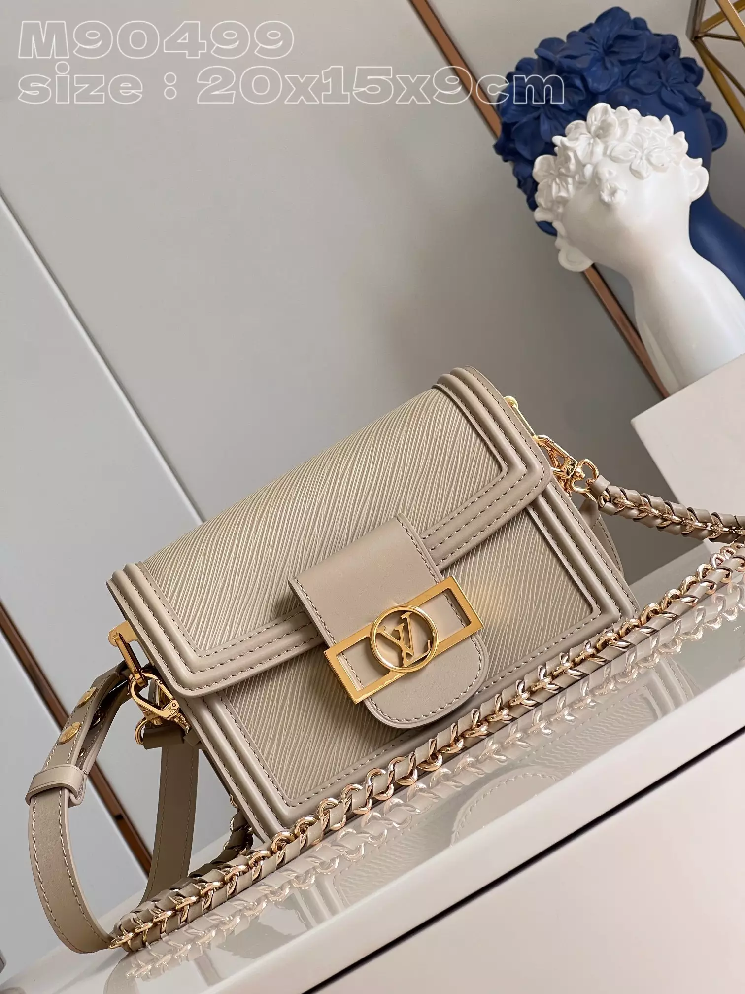 Louis Vuitton Mini Dauphine Poivre Brown