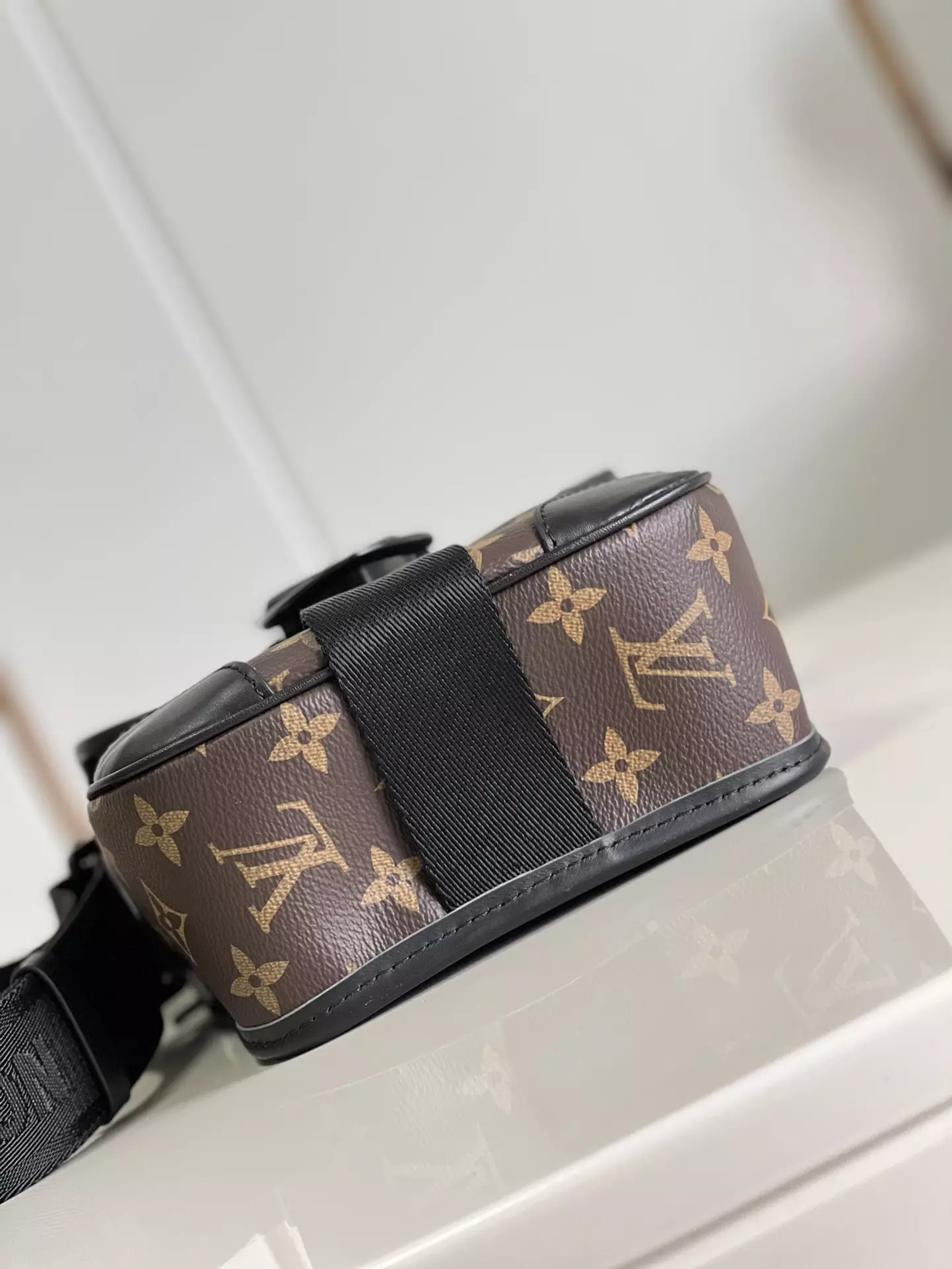 Archy Messenger PM Monogram Macassar Canvas