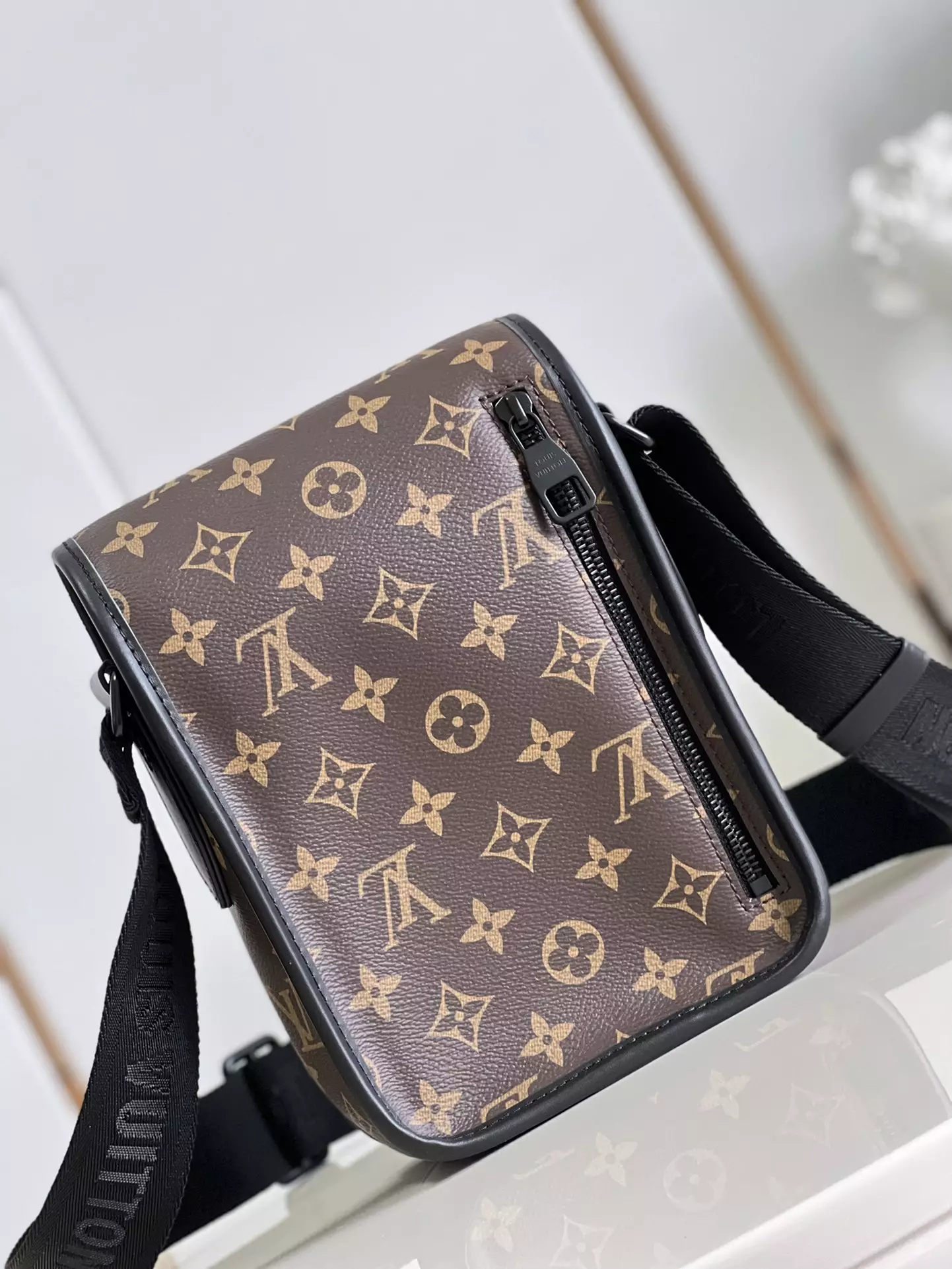 Archy Messenger PM Monogram Macassar Canvas
