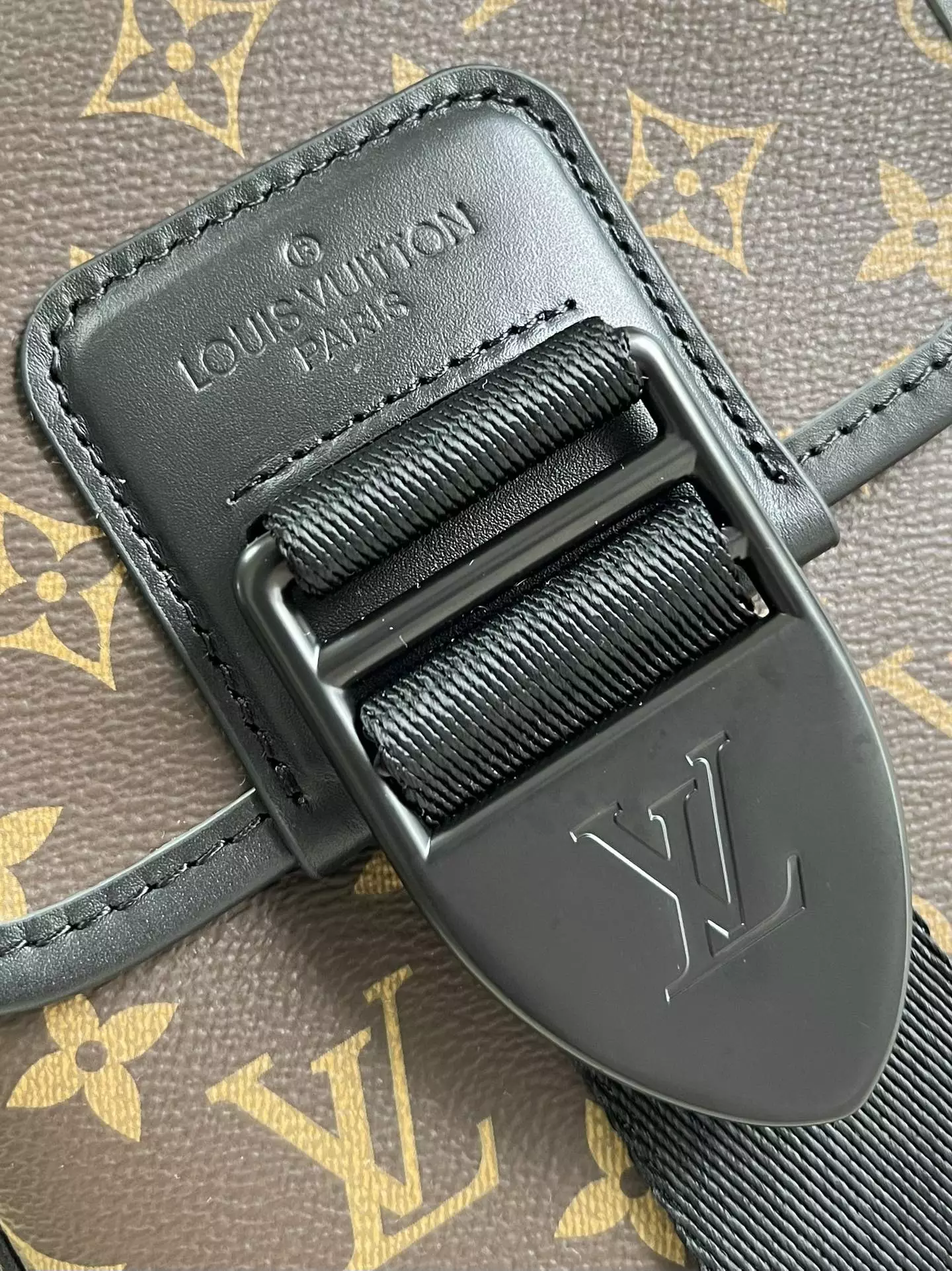 Archy Messenger PM Monogram Macassar Canvas