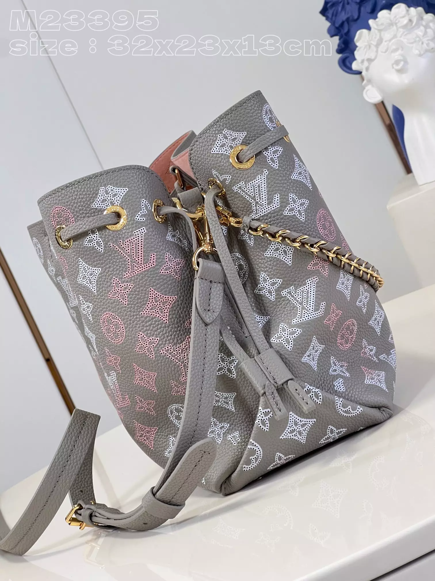 Bella Tote Gray Mahina Calfskin