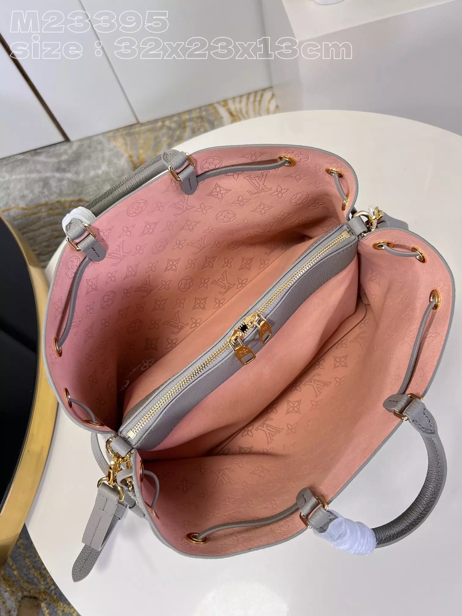 Bella Tote Gray Mahina Calfskin