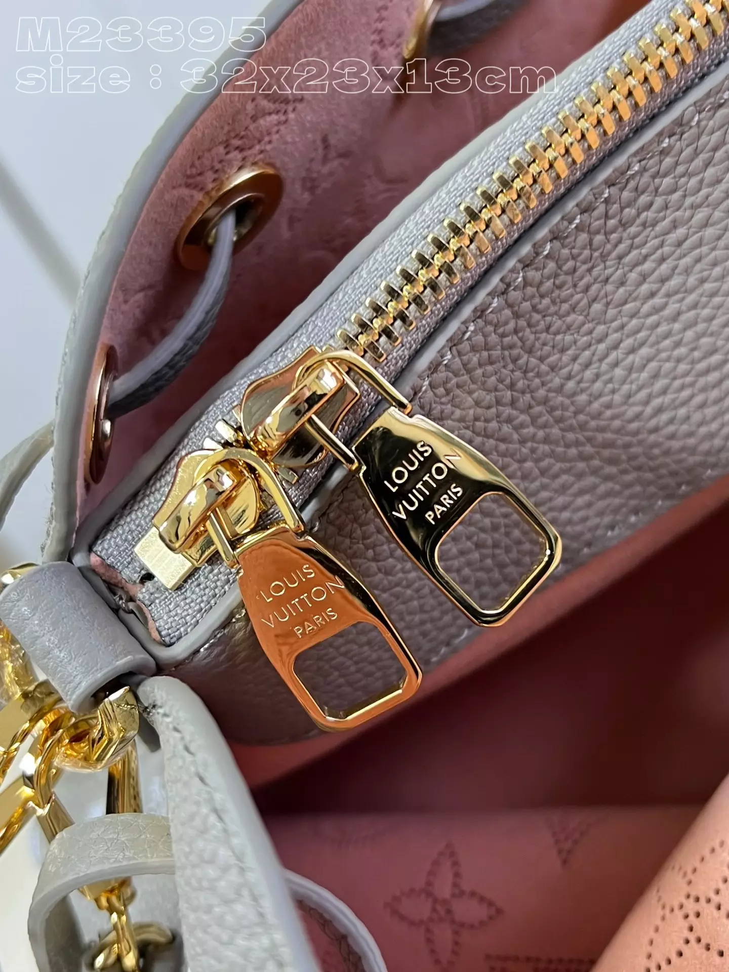 Bella Tote Gray Mahina Calfskin
