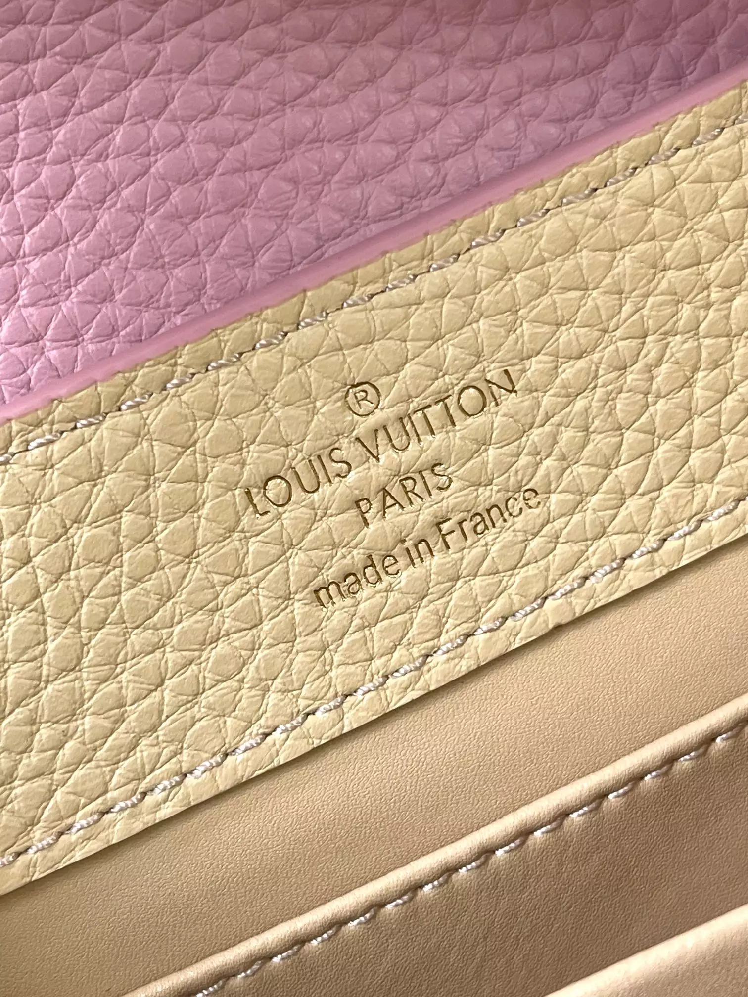 LV Capucines Mini Capushell in Light Pink