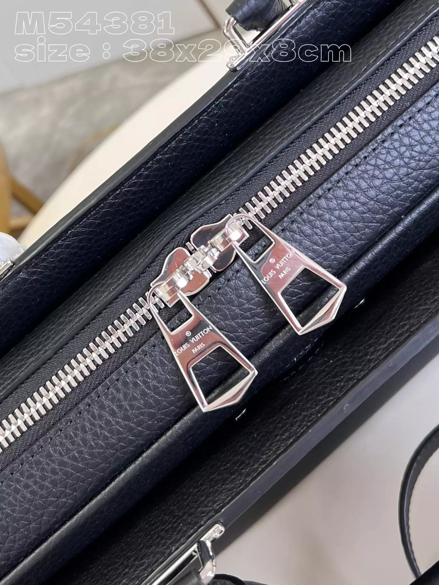 Armand Briefcase Taurillon Black Leather