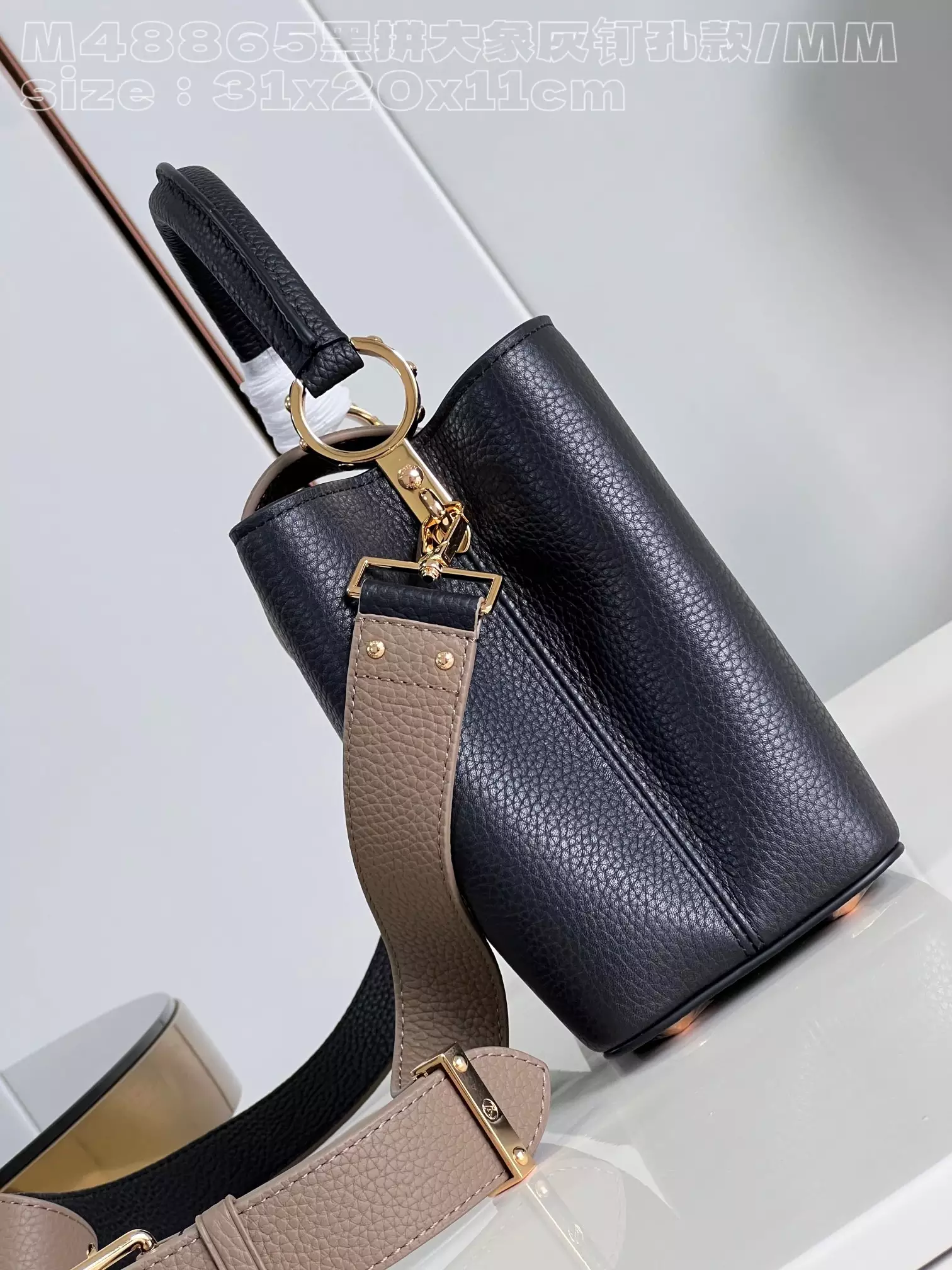Capucines MM Capucines Black/Fusain