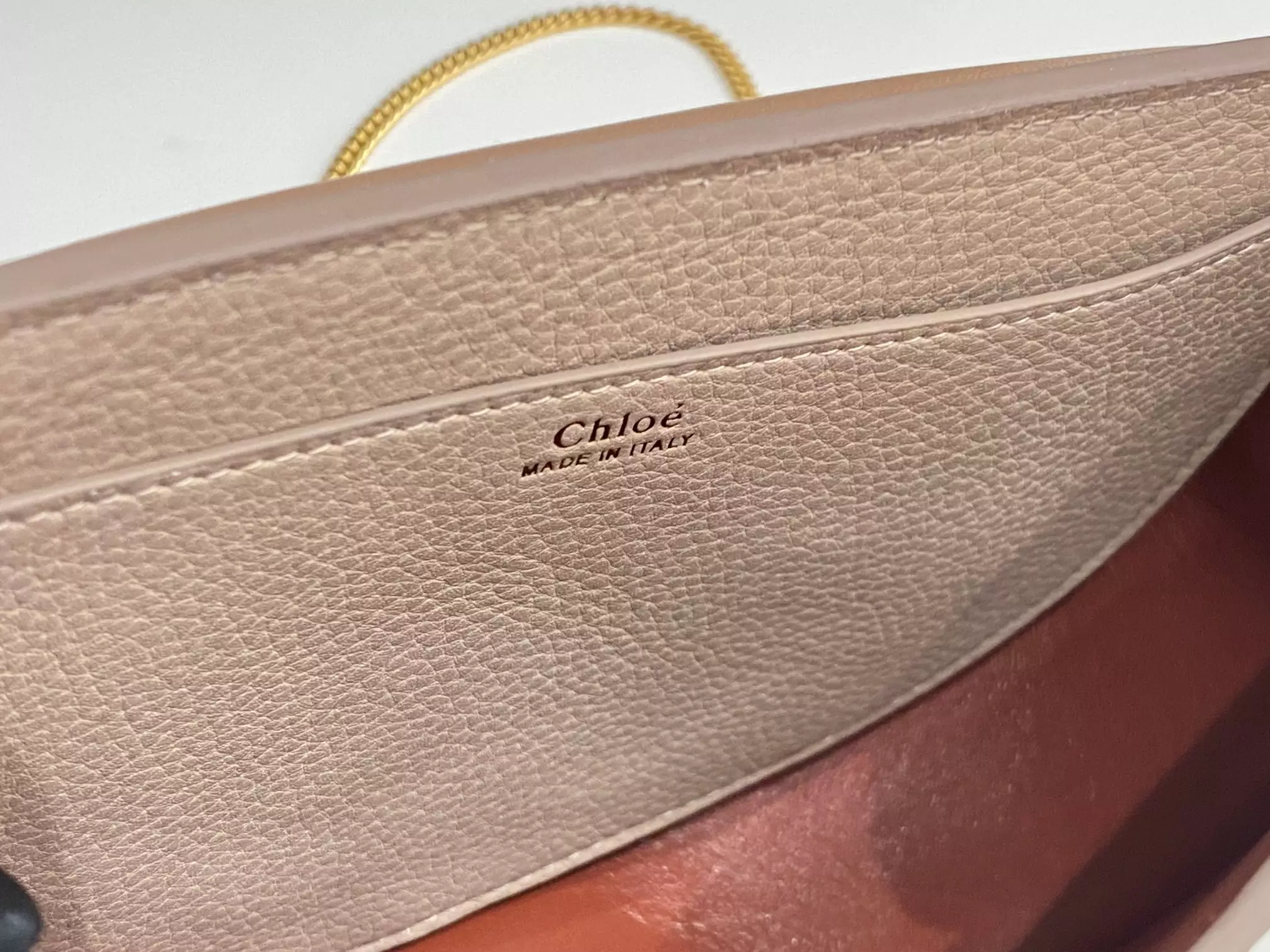 Chloé Marcie Chain Flap Bag in Woodrose