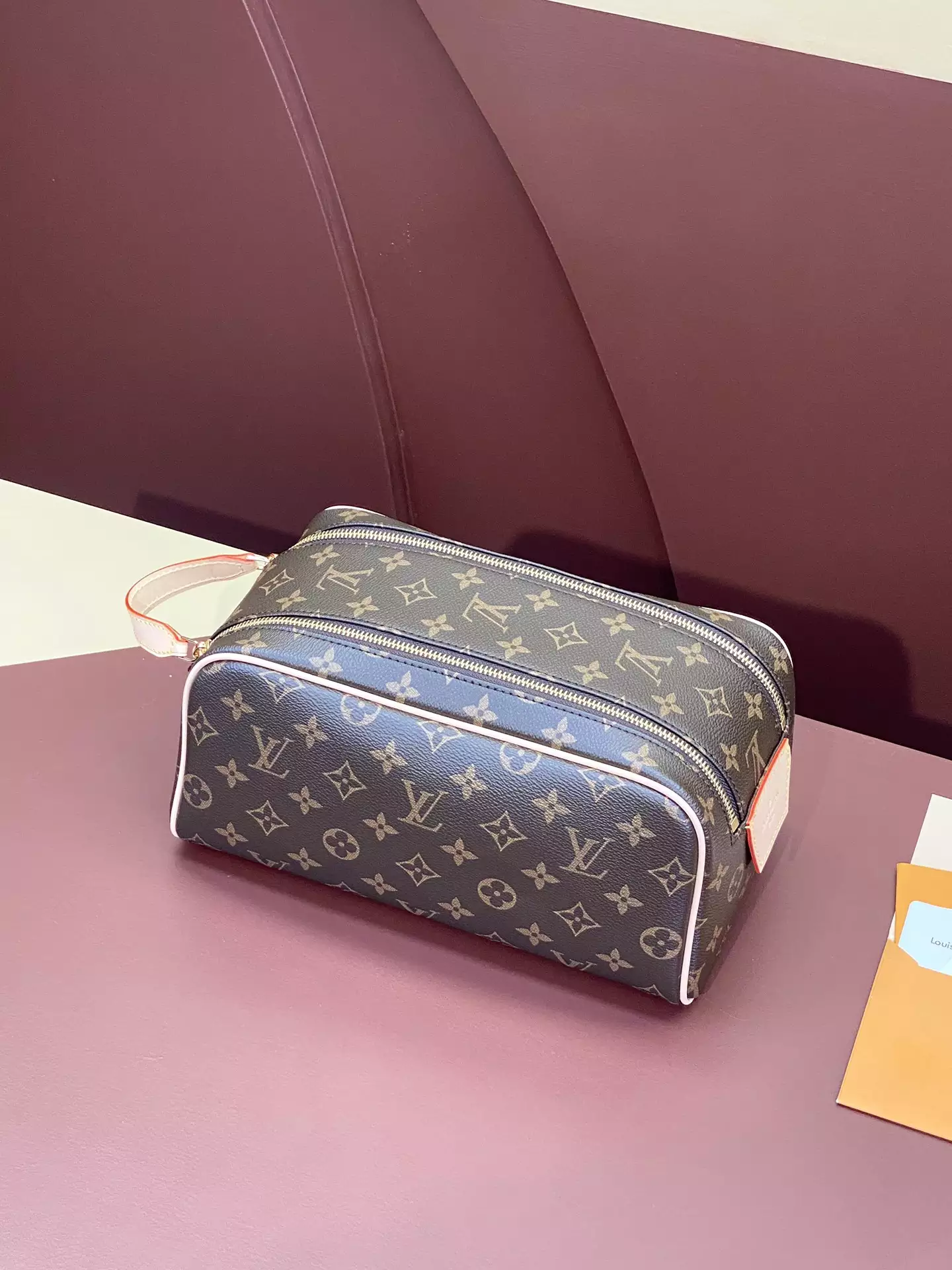 Dopp Kit Toilet Pouch Monogram Canvas
