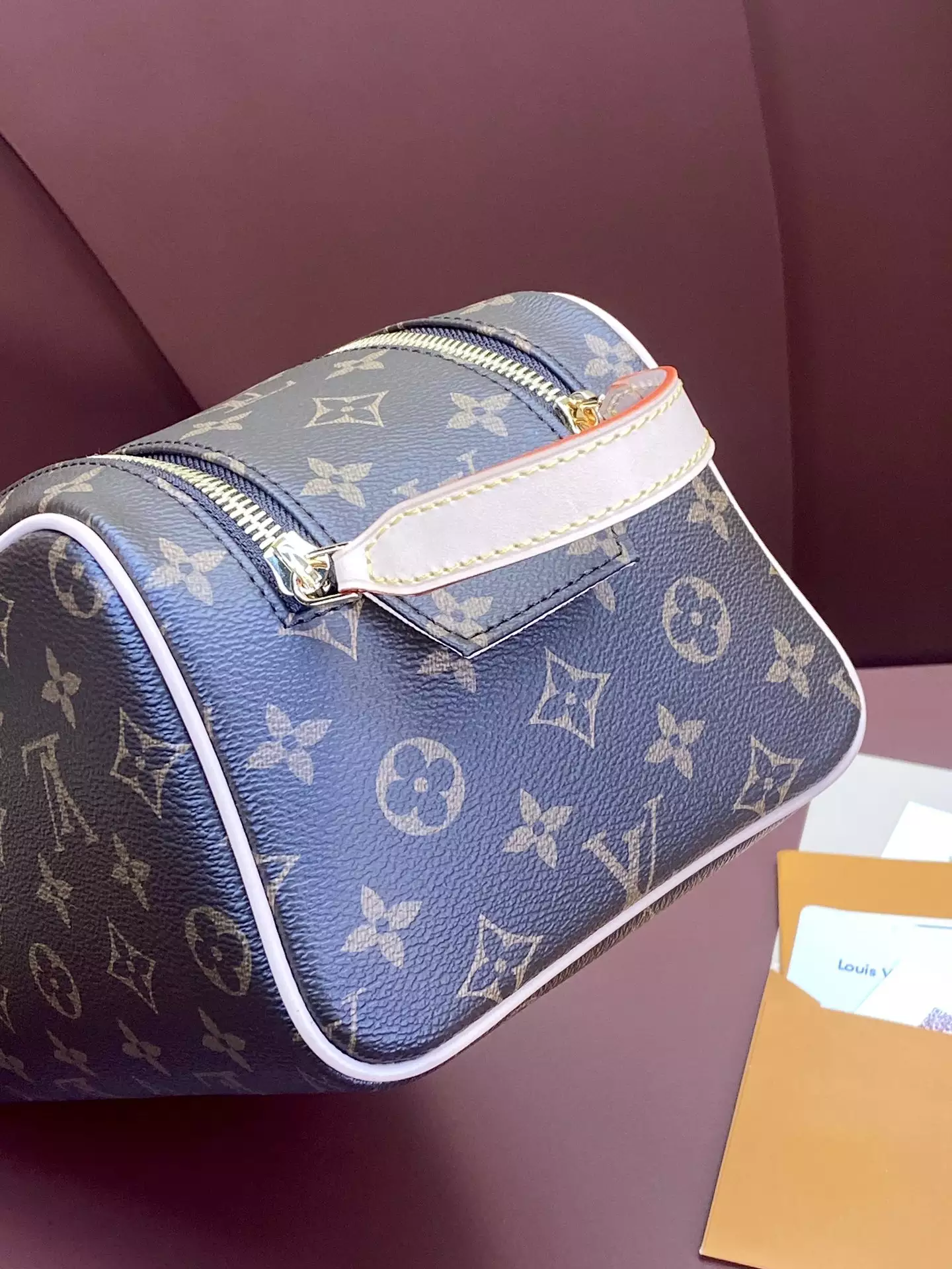 Dopp Kit Toilet Pouch Monogram Canvas