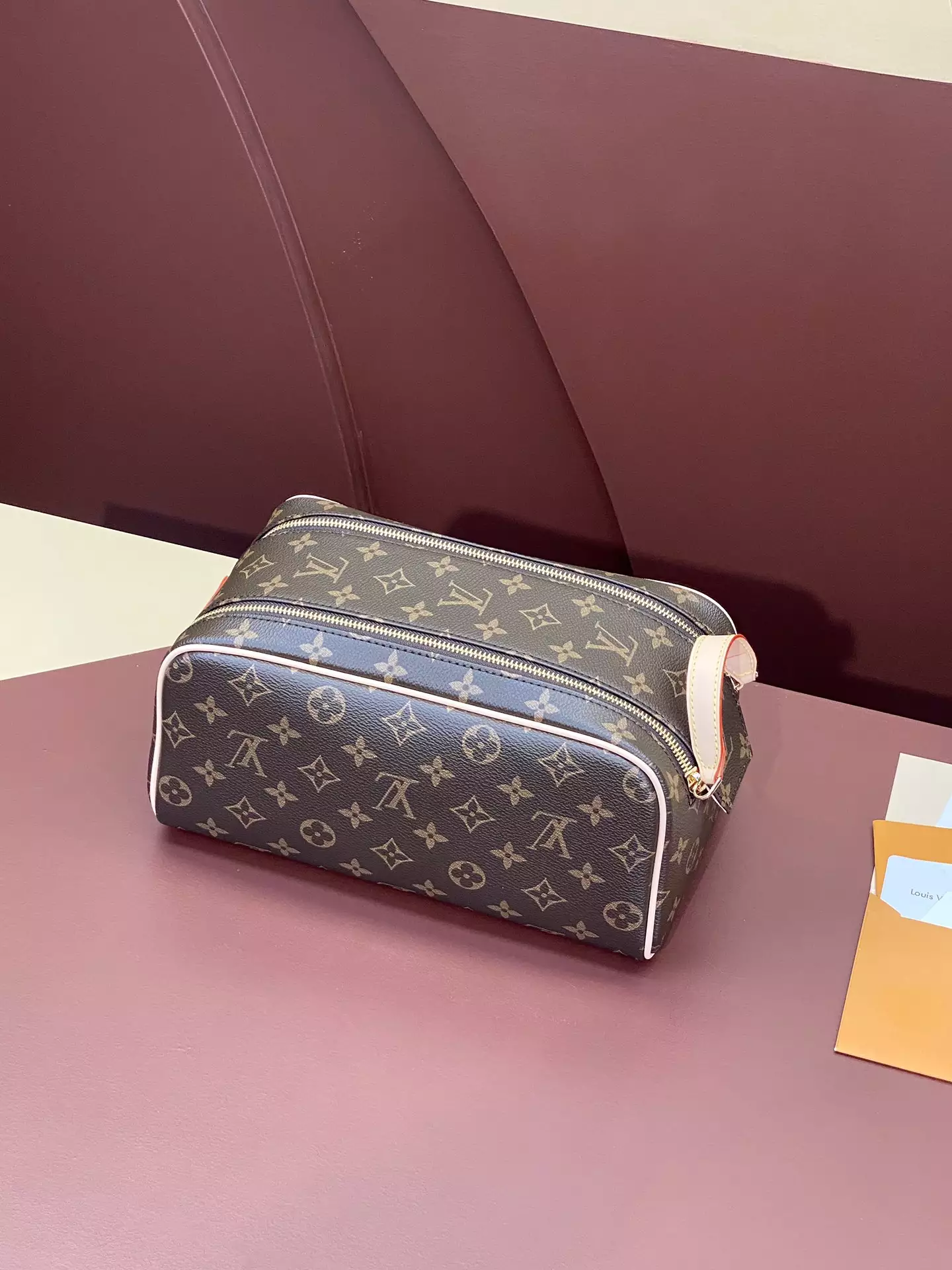 Dopp Kit Toilet Pouch Monogram Canvas
