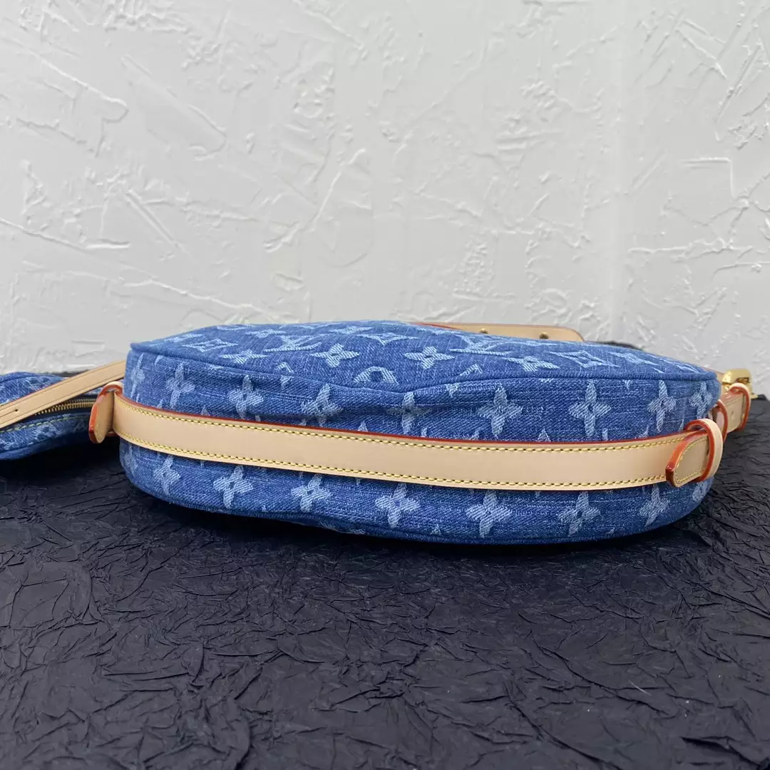 LV Croissant MM Monogram Denim