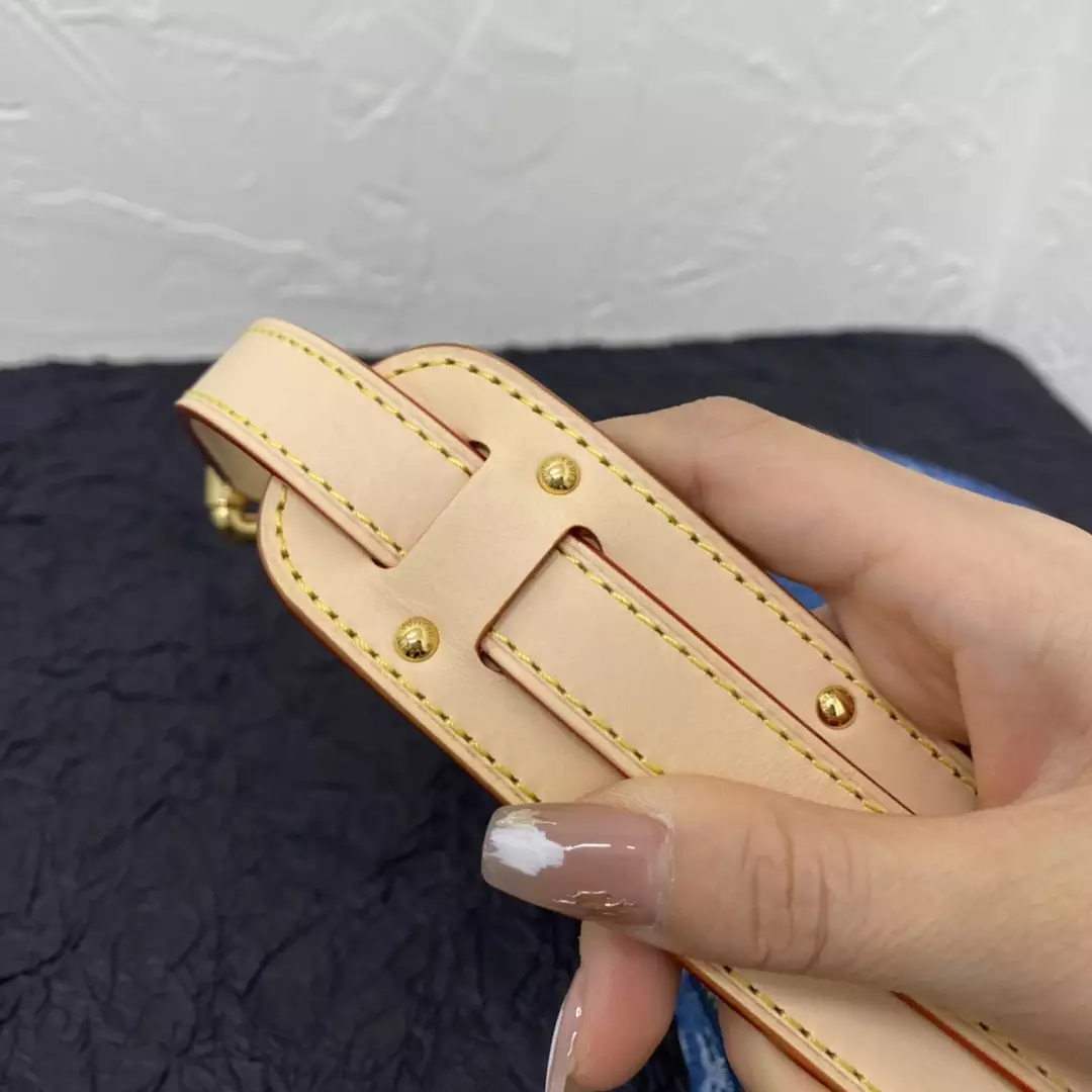 LV Croissant MM Monogram Denim