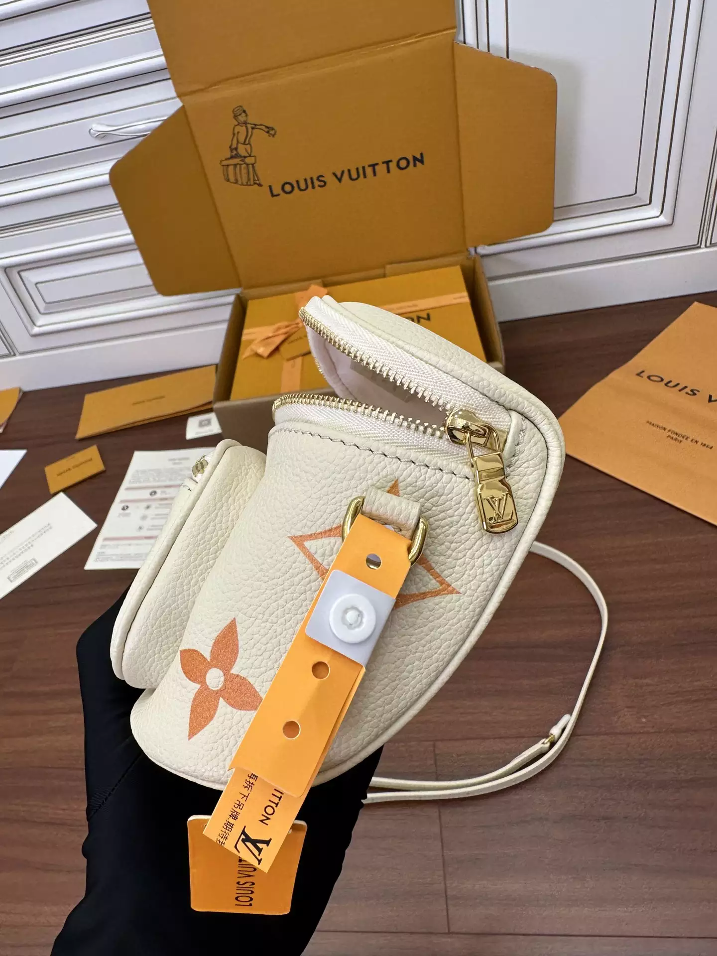 Mini Bumbag Monogram Empreinte Gradient Neutral Leather