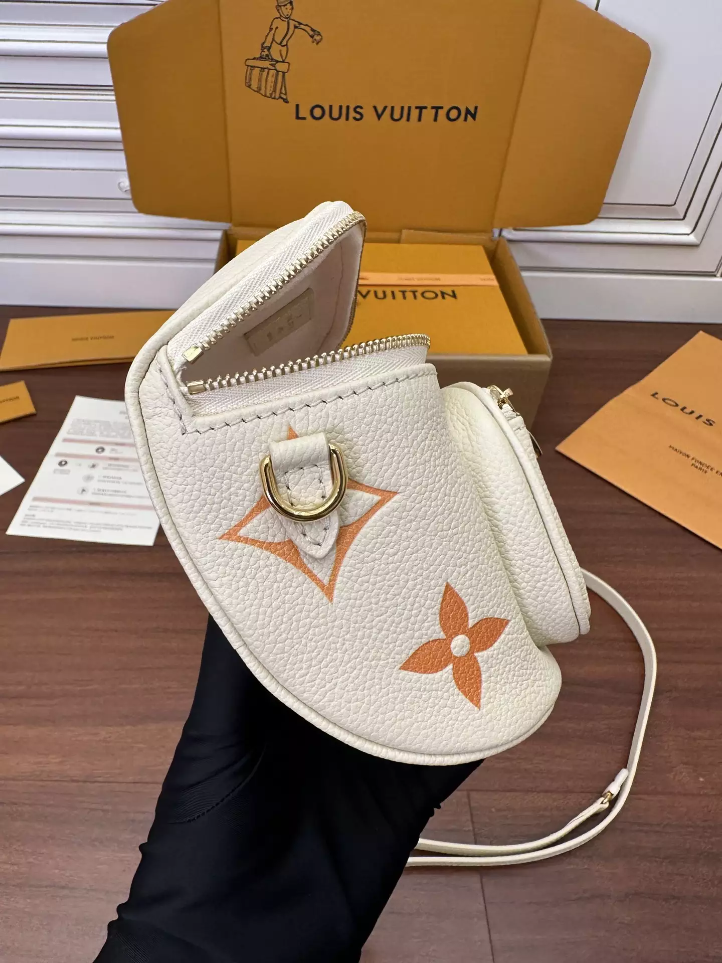 Mini Bumbag Monogram Empreinte Gradient Neutral Leather