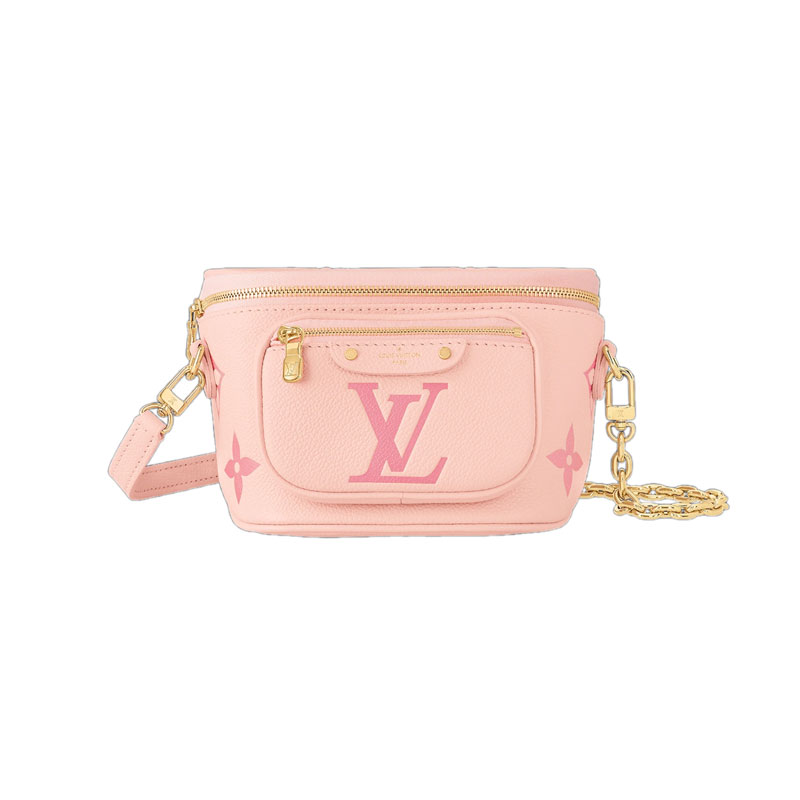 Mini Bumbag Monogram Empreinte Gradient Pink Leather