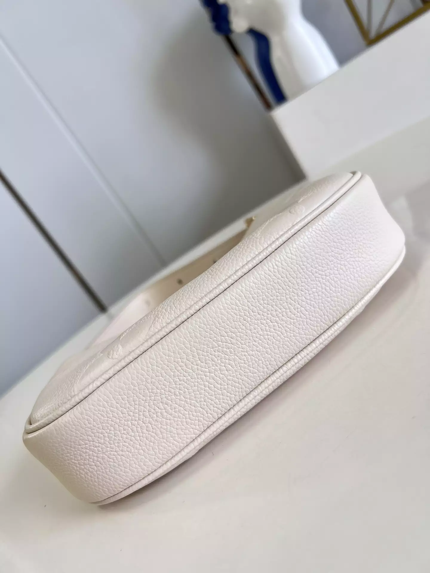 Mini Moon Monogram Empreinte Cream Leather