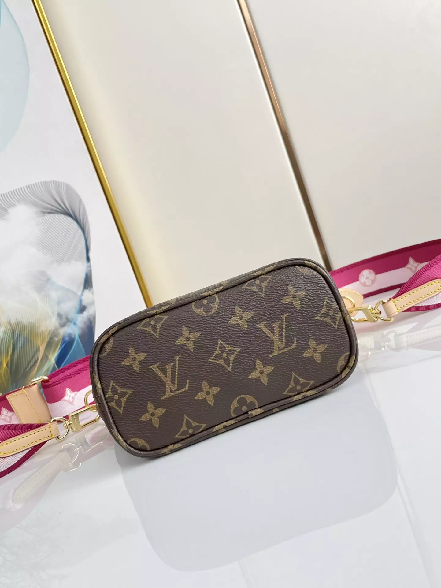 Neverfull BB Monogram Canvas in Rose Peony
