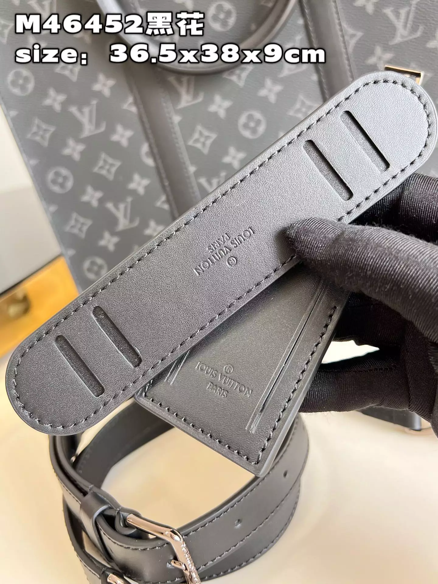 Sac Plat Monogram Eclipse Coated Canvas