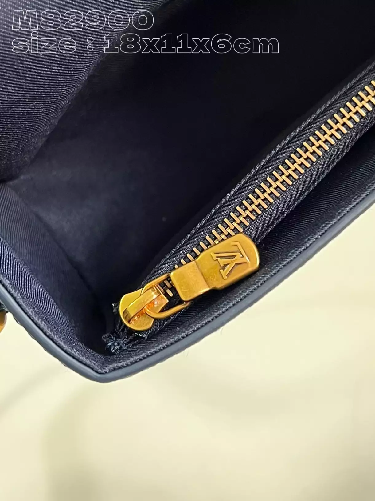 Steamer Wearable Wallet Monogram Bleach Ink Blue