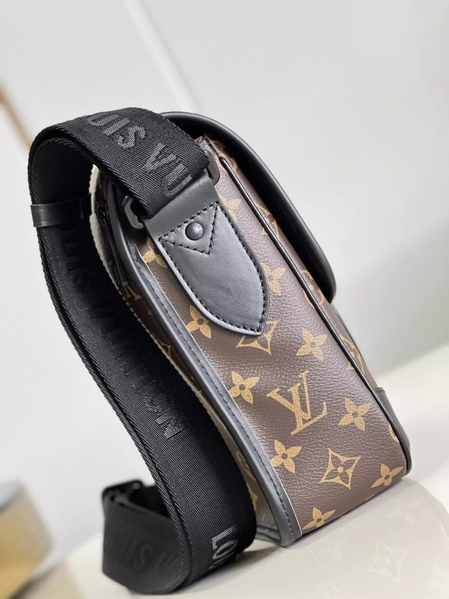 Archy Messenger PM Monogram Macassar Canvas