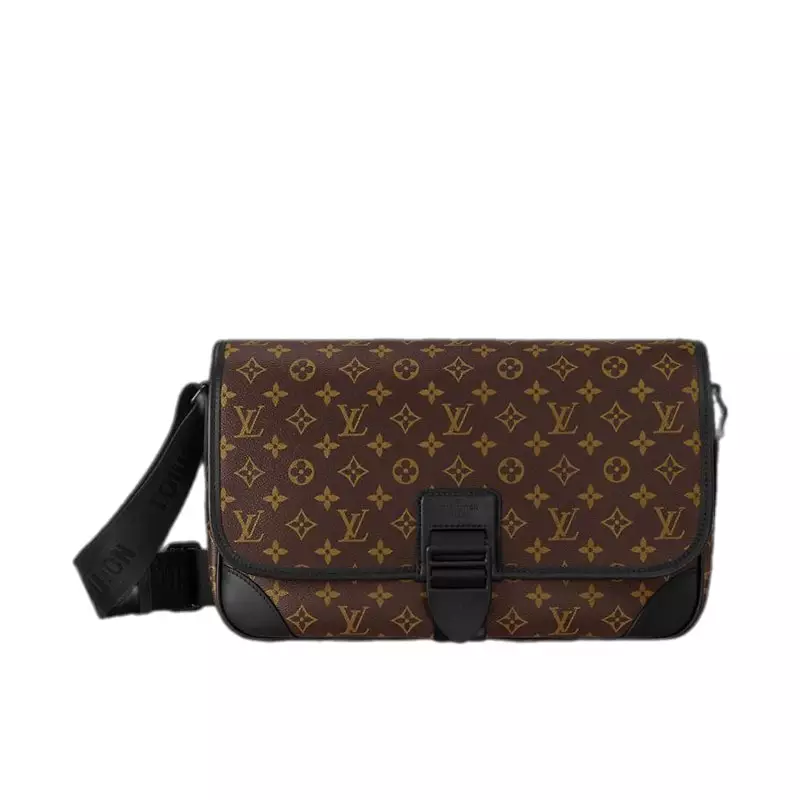 Archy Messenger MM Monogram Macassar Brown