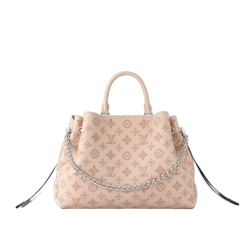 Bella Tote Pink Beige Mahina Calfskin