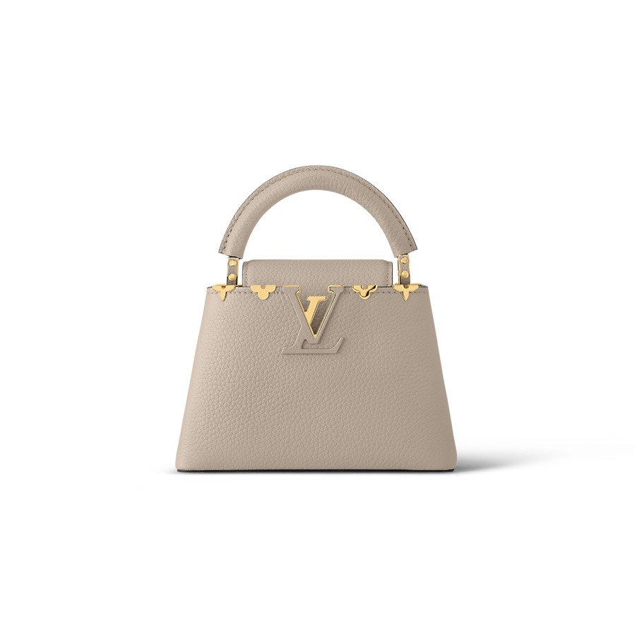 Capucines Mini handbag Taurillon leather Monogram Flowers – LB365