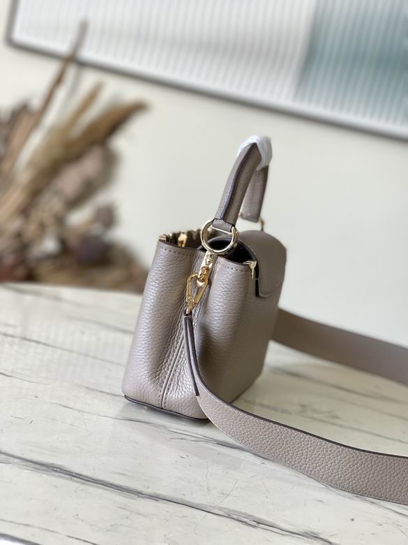 Capucines Mini handbag Taurillon leather Monogram Flowers – LB365