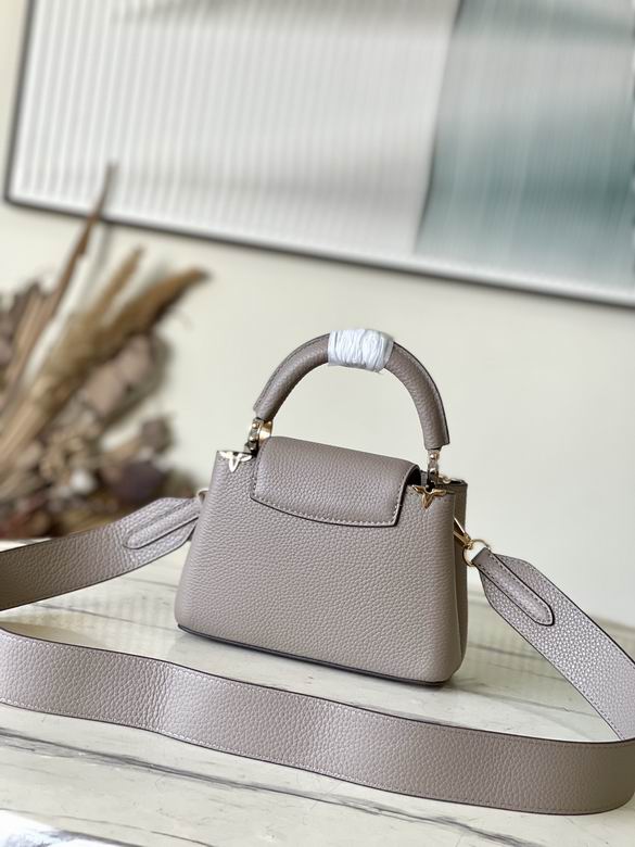 Capucines Mini handbag Taurillon leather Monogram Flowers – LB365