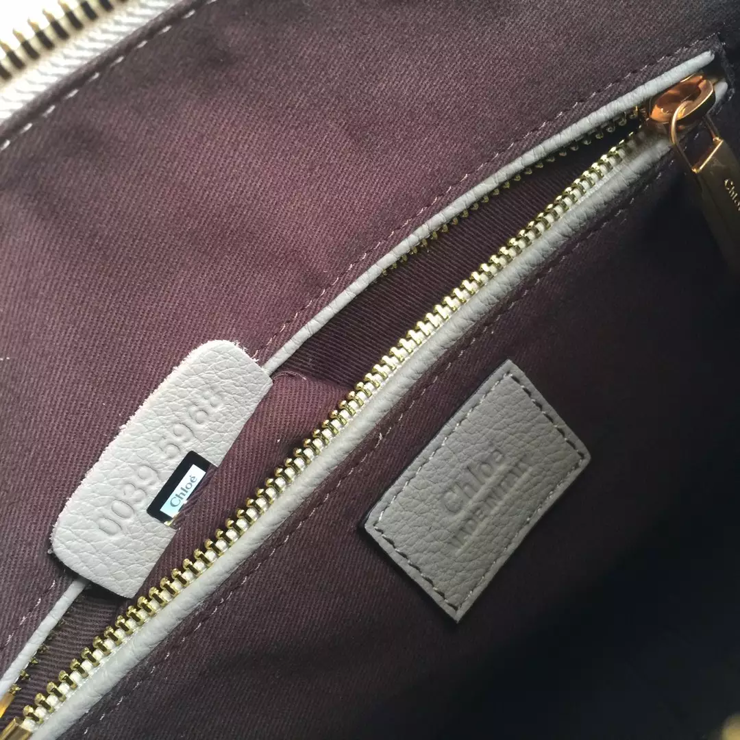 Chloé Marcie Cashmere Grey Double Carry Bag