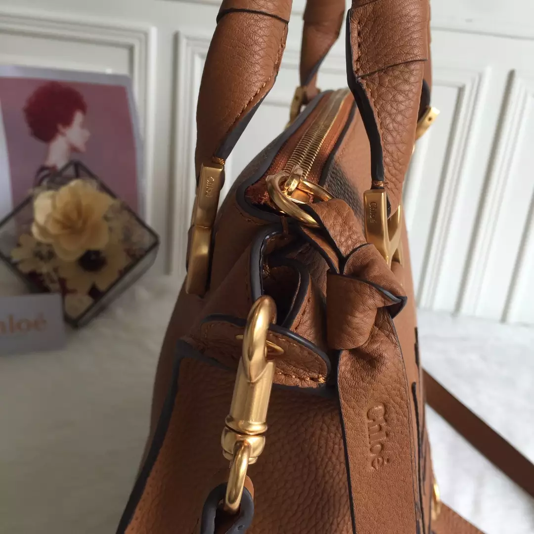 Chloé Marcie Tan Double Carry Bag
