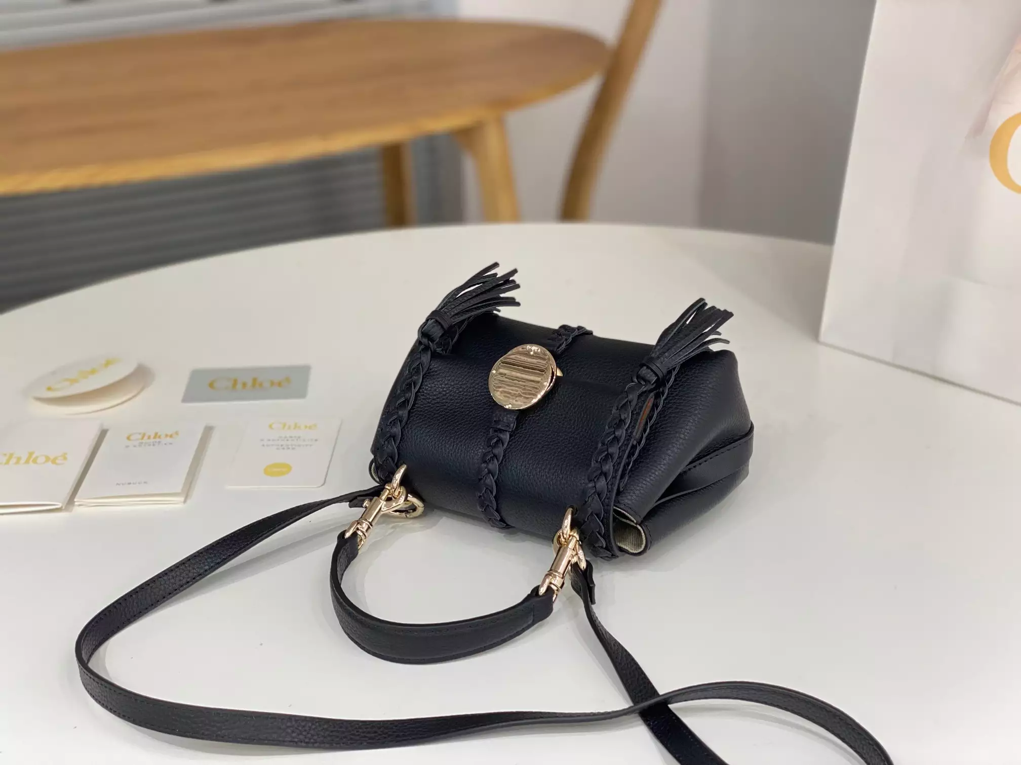 Chloé Penelope Mini Soft Black Leather