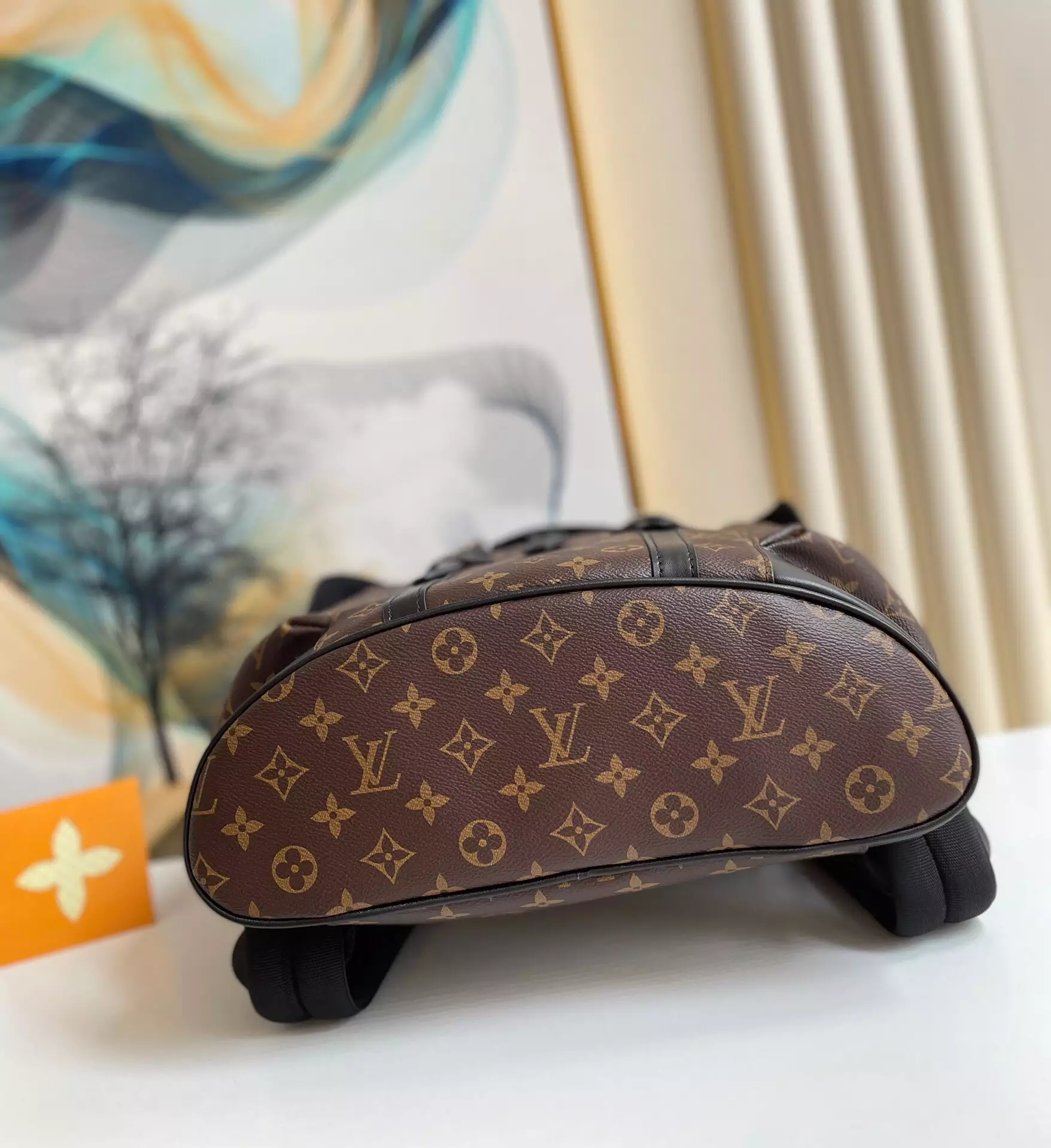 Christopher MM Monogram Macassar Canvas