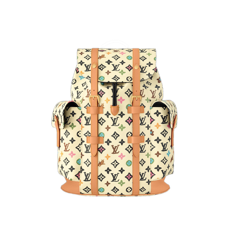 Christopher MM Vanilla Monogram Craggy Canvas