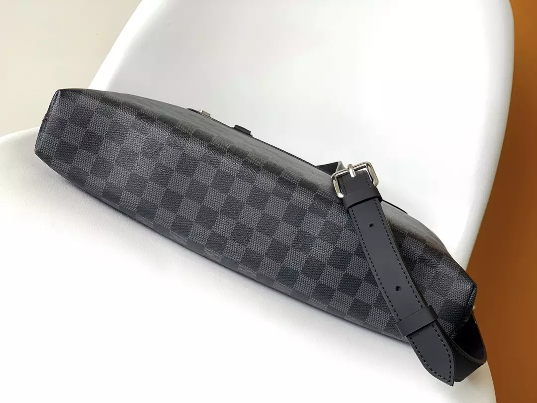 Day Briefcase Porte-Documents Jour Toile Damier Graphite