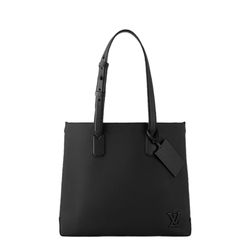 Fastline Tote LV Aerogram Black Cowhide Leather