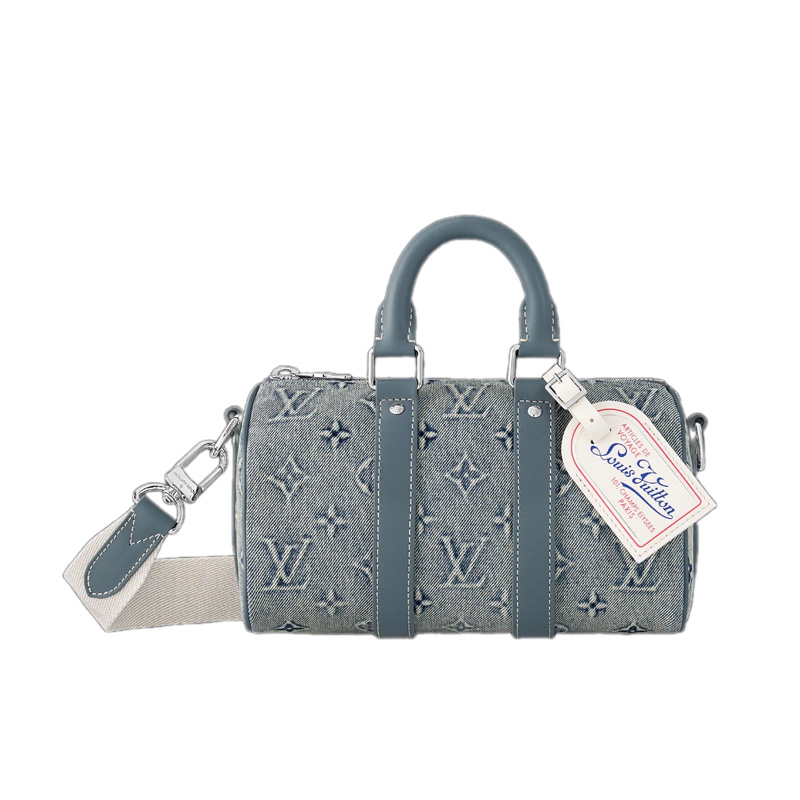 Keepall Bandoulière 25 Monogram Washed Denim Canvas