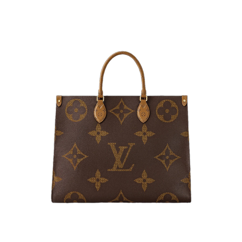 OnTheGo GM Monogram Giant Canvas and Brown