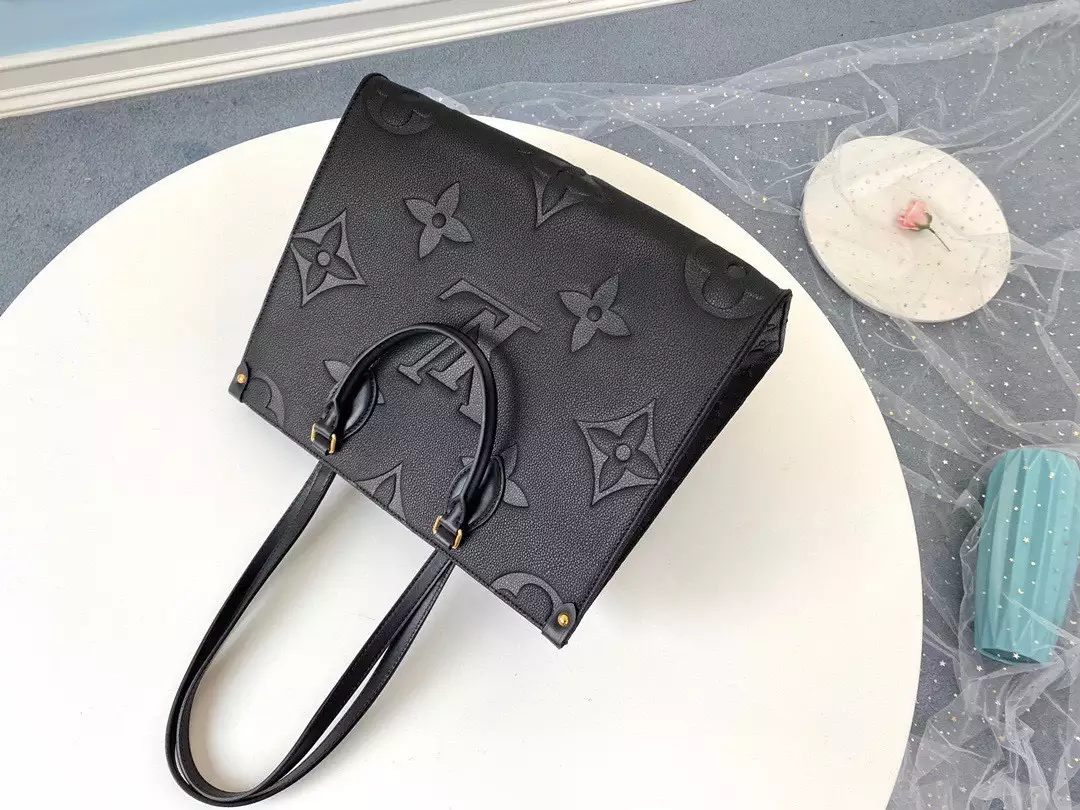 OnTheGo MM Monogram Empreinte Black Leather