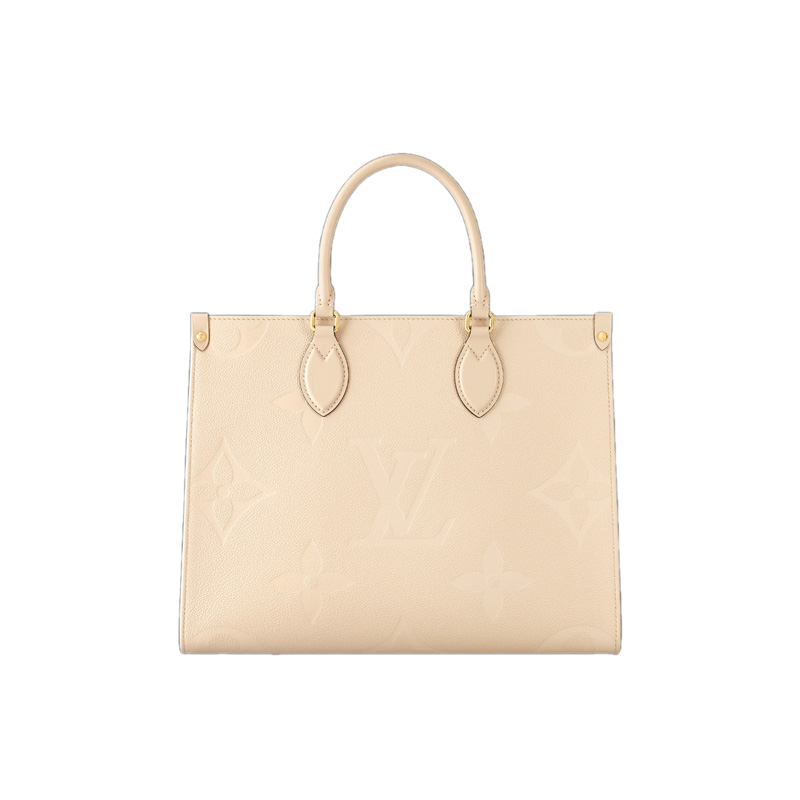 OnTheGo MM Monogram Empreinte Cream Leather