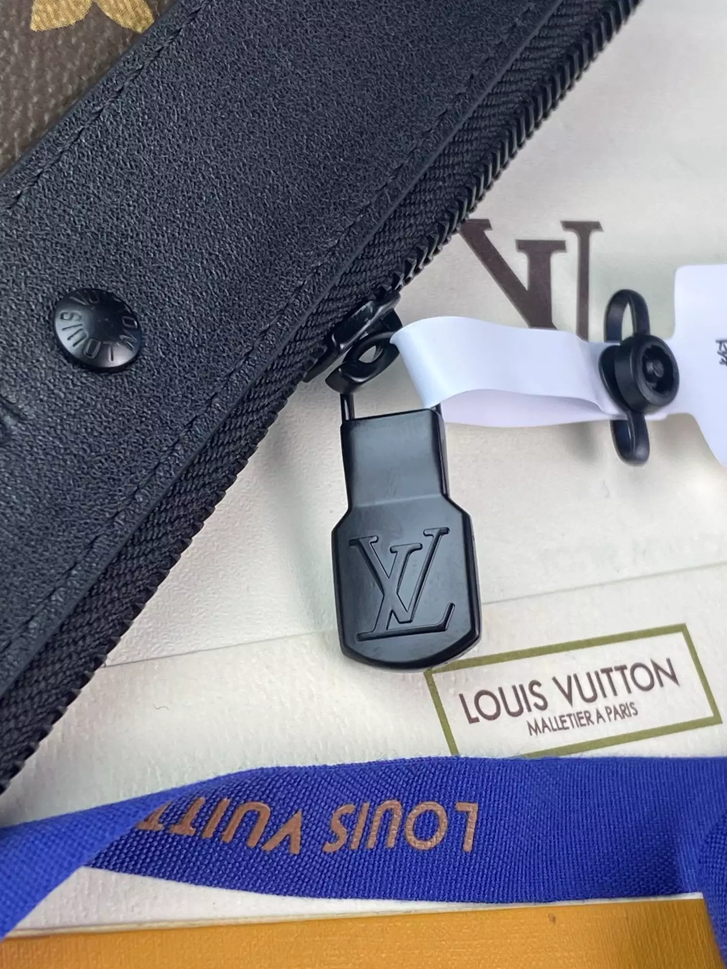 Pochette To-Go Monogram Macassar Canvas