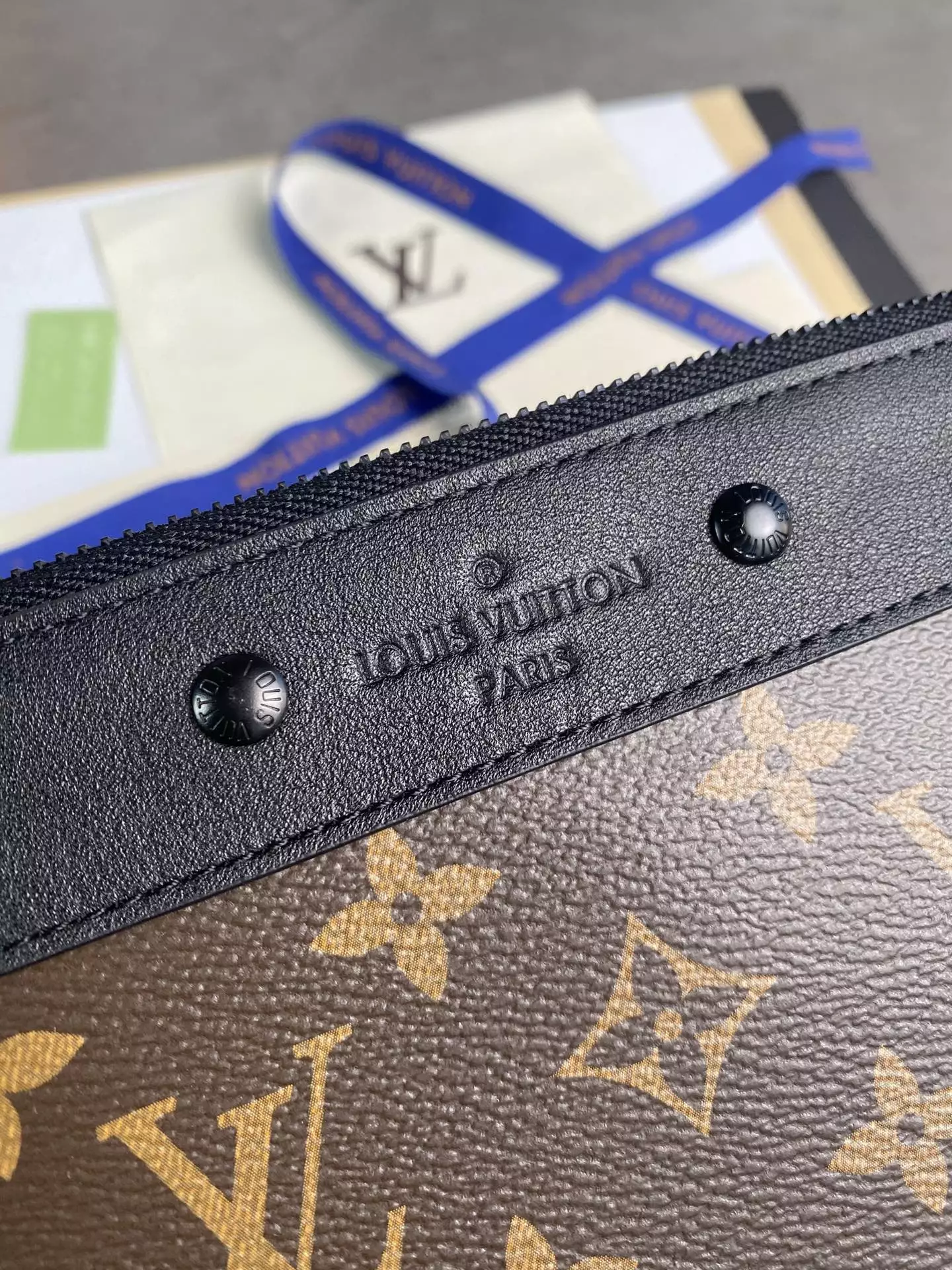 Pochette To-Go Monogram Macassar Canvas