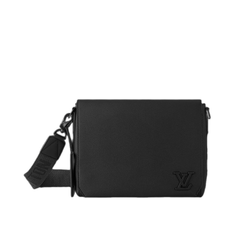 Takeoff Sling LV Aerogram Black Cowhide Leather