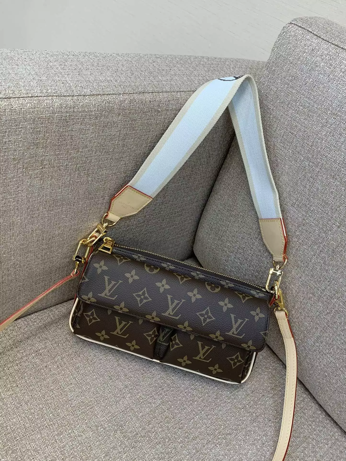 Vibe Monogram Coated Canvas