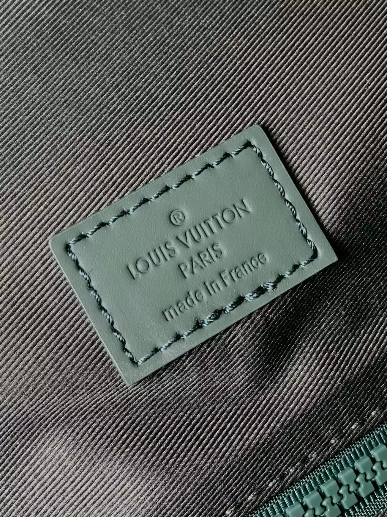 Christopher MM Backpack Taurillon Monogram Forest Green Leather
