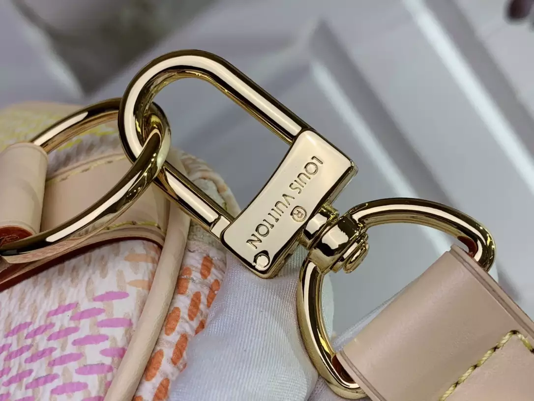Keepall Bandoulière 45 Peach Damier Giant Canvas