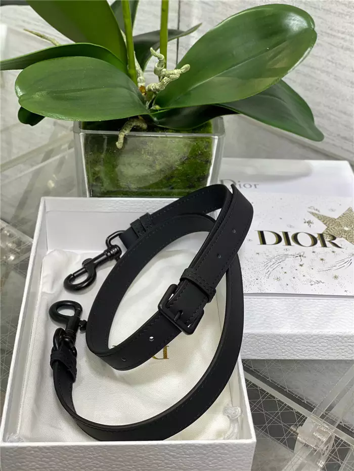 Mini Saddle Bag with Strap Black Ultramatte Calfskin